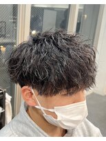 バース 梅田中崎町店(BIRTH)&nbsp;ツイストスパイラルパーマツイストパーマメンズマッシュパーマ