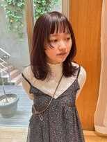 ジェノ(JENO by apish)&nbsp;レイヤーカット/暖色カラー