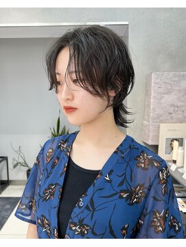 ヴェイン 渋谷(vain) メンズライク/アッシュブラック/マッシュ