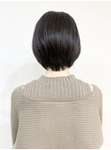 【morio成増/一戸】大人かわいい黒髪ひし形ショートボブ