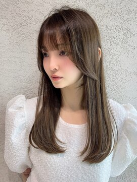 ロンド アンブル 四条烏丸(Lond ambre) 【五島巨幹】レイヤーカット/前髪カット/髪質改善/グレージュ