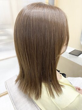 ジーナ サンシャイン通り池袋(Zina) 髪質改善　艶髪オリーブベージュ【Zina 坂本勇樹】