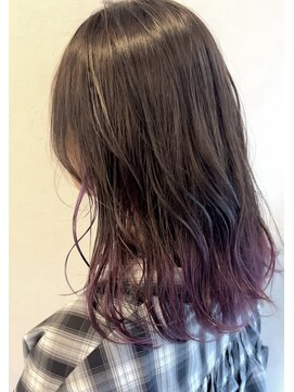 イソラヘアアトリエ(Isola hair atelier) 【Isola】エンドカラー×ミディアム