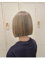 ステラ 吉祥院(stella)&nbsp;ハイトーン ×bob ♪ハイトーンカラーで垢抜けた印象に◎