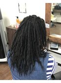 ソフトドレッド　逆毛ツイストパーマ