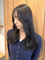 コミレ(COMILE)&nbsp;ブルーカラー/ブルーグレー/レイヤーカット/透明感カラー