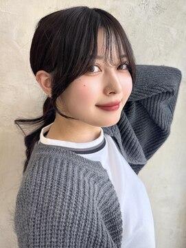 アフロート ルヴア(AFLOAT RUVUA) 小顔似合わせカットフェミニンロングレイヤーラテカラー