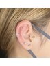 【全員】耳ツ ボジュエリー両耳20個つけ放題￥4400/ヘアと同日施術の場合￥4070