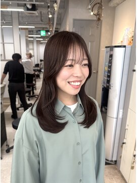 シェノン(Chainon.) レイヤースタイル　レイヤーカット　マロンブラウン　博多