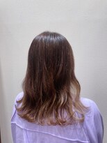 アクセ 20代30代40代☆アッシュブラウン☆大人可愛いなみなみウェーブ