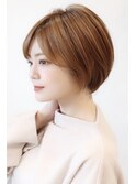 【 Ｉ. 】30代からのナチュラル前下がりショートボブ　川口