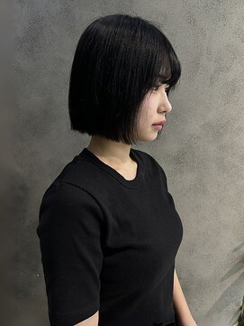 ヴェイン 渋谷(vain) 黒髪でも映える！可愛いボブカット