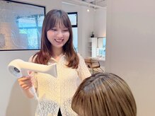 【スタイリスト紹介】中村千奈★髪が決まると、笑顔もふえる。毎日がもっと楽しくなるように。