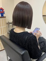 スケール(SCALE)&nbsp;ぷつっとボブ/切りっぱなしボブ/ラベンダーブラウンカラー