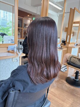 スタイル 袋町(STYLE) 柔らかい印象に ピンクブラウン