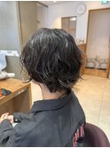 ショートパーマ/レディースパーマ/20代/30代/黒髪
