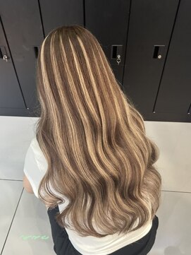 ラピス 大阪アメ村店(Lapis) エクステハイライト/シールエクステ/ハイライト/デザインカラー