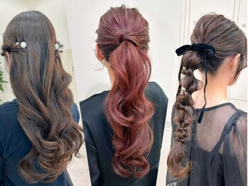 タヤ 天神店(TAYA)の写真/【天神駅近く】特別な日はプロのセットで、崩れにくくて1日可愛い、ワンランク上のスタイルに♪