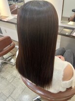 エイクス 津田沼(AQs) 着物ヘア/大人ガーリー/ダークアッシュ/似合わせカット/津田沼