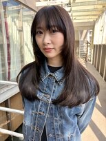 トレンチ(TRENCH)&nbsp;【RIKU】レイヤーカット　ブリーチ無しダブル　アッシュブラウン