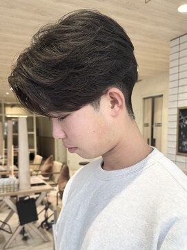 ハイプ メン 藤沢(HYPE MAN) フェザーパーマニュアンスパーマ毛流れパーマメンズパーマ
