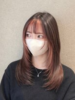 メル(MERu)&nbsp;レイヤーカット×インナーピンク