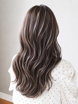 アース 川口店(HAIR&MAKE EARTH) 白髪ぼかしで叶える透明感ロングベージュ