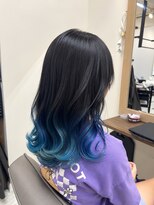 エニーハウ 川口駅東口(Hair & Make anyhow) ブルーグラデーション