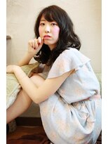 トヌコア ルア 下北沢店(TONUKOA RUA)&nbsp;【TonukoaRua】しっとりカールなグレージュ系ウェーブ