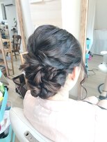 ロカット サロン(Roquat Salon)&nbsp;モコモコしっかりアップアレンジ  【ヘアセット  立川 浴衣】