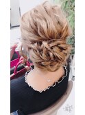 パーティー結婚式ヘアー