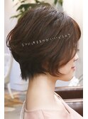 20代30代ゆるふわほつれショートボブ