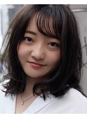 伸ばしかけ★ミディアムボブ
