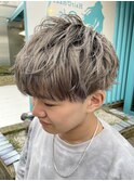 《kaito》ツーブロック 爽やかマッシュ × ミルクティーカラー☆