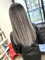 ディーカヘアーセンダイ(Di KA HAIR sendai)&nbsp;バレイヤージュ/エアタッチ/グレージュ/ケアブリーチ/ロング