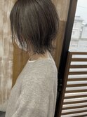 ハイライトアッシュグレージュ*レイヤーボブstyle*Bambi松平愛