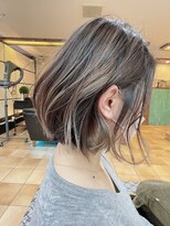 ヘアー デザイナーズ クルー ドルフィン(HAIR DESIGNERS CREW dolphin) shadow roots  bob