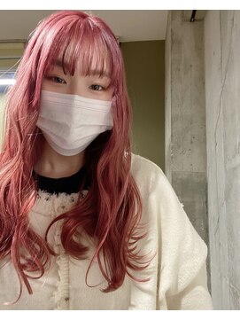 ガルボ ヘアー(garbo hair) #オススメ#人気#ピンクカラー#ピンクヘア#ブリーチ