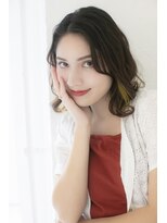 プライズ 池袋店(prize)&nbsp;Aラインボブイエローインナーカラー401