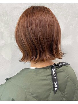 カリン 横浜店(carin) 【carin横浜】ロブヘア/艶カラー/マロンベージュ