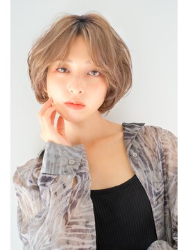 ガリカ シーム(Gallica/SEAM) 髪質改善大人可愛いハイトーンボブ小顔エアリーボブ<原宿>