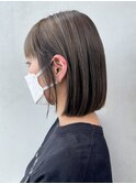グレージュボブ_チェリーブラウンフェミニンロング_ba392832