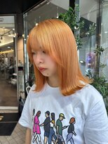 ヘアーアンドメイク ビス(HAIR&MAKE bis) 夏に可愛い!ペールオレンジ♪【唐木彩華】