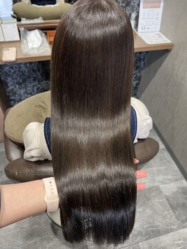 テラスヘア 新潟駅南(TERRACE hair) U24髪質改善艶カラー オリーブベージュ
