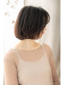 カバーヘア ブリス 志木南口駅前店(COVER HAIR bliss) 大人美人レイヤーカット黒髪ミディアム小顔ボブY志木30代40代