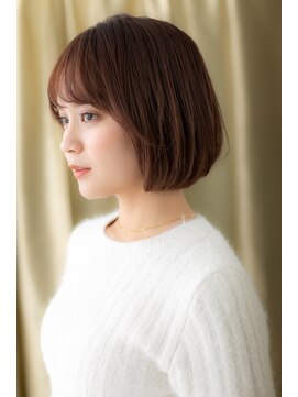 カバーヘア ブリス 北浦和(COVER HAIR bliss) □艶カラーミルクティーアッシュ大人ボブ316北浦和30代40代50代