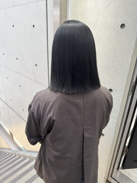 ディジョン(Dijon) 韓国顔まわりレイヤーカットグレージュオリーブベージュブラウン