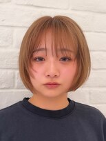 カット ドット 吉祥寺(cut.)&nbsp;憧れの透明感◎ミルクティーベージュショート