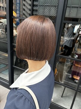 オーガニック アトリエ 大宮(organic+atelier) 30代40代夏髪質改善カラー×ボブでトレンド感溢れる