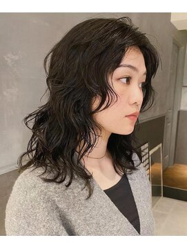 ボコカ(bococa) 【macana指名】レイヤーパーマウルフニュアンス登戸生田